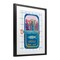 Stupell Industries Silly Sardines Blue Tin Framed Print Under Glass, design by Courtney Prahl